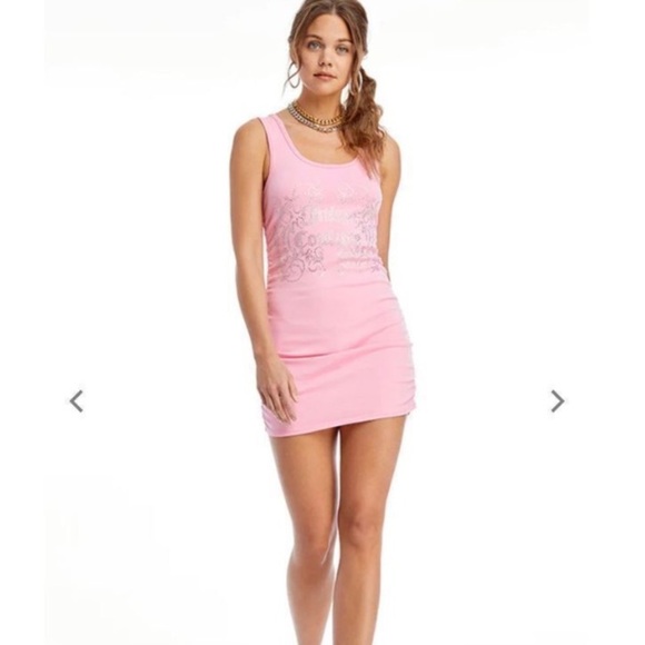 Juicy Couture Pink Mini Dress - Picture 1 of 9
